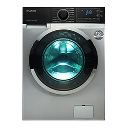 ماشین لباسشویی 8 کیلویی دوو مدل LM-850WW سری سینور (سفید پنل نقره ای)